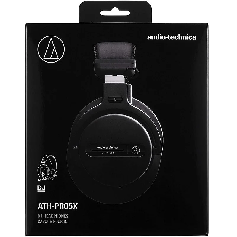 Audio-Technica ATH-PRO5X DJ Over-Ear Headphone - Black