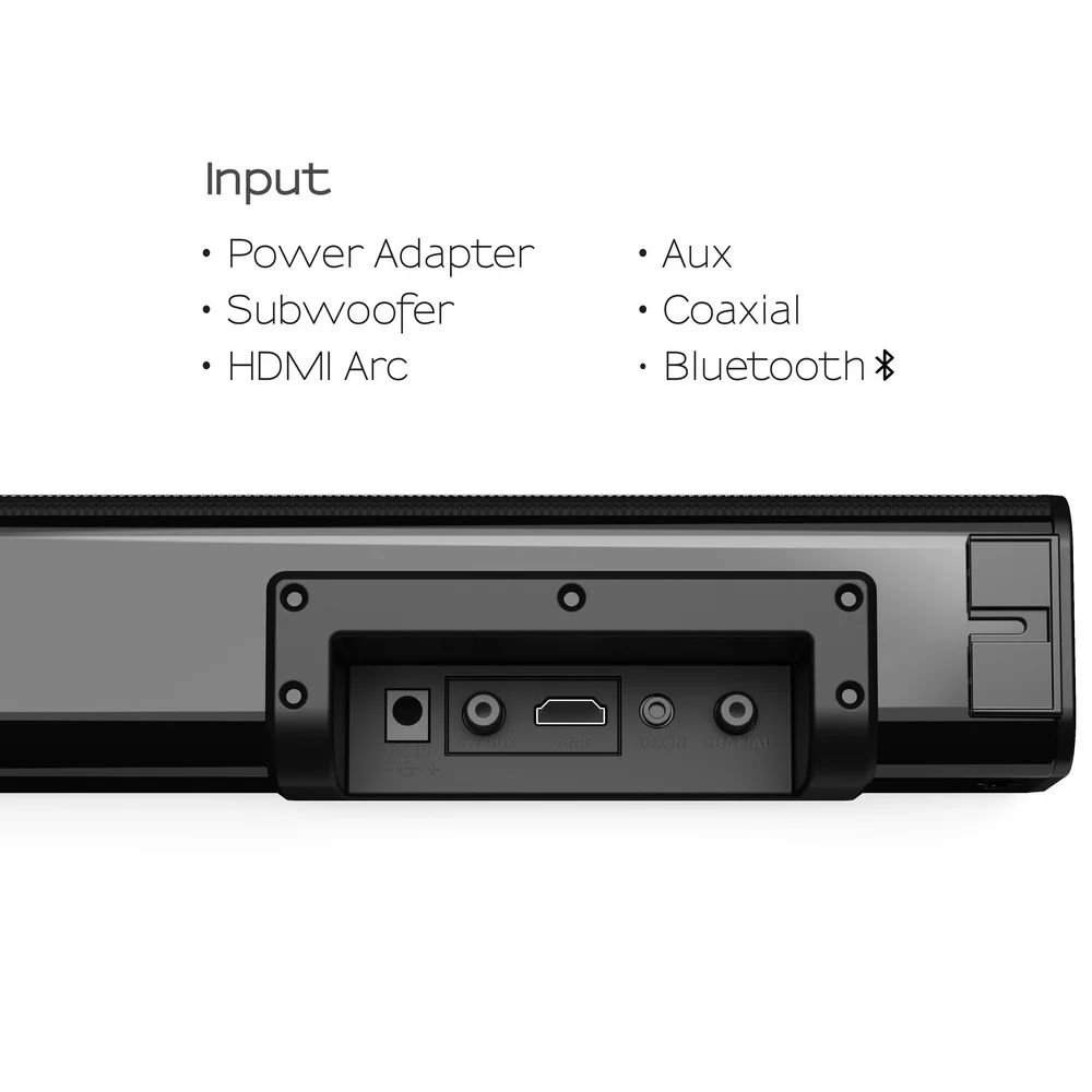 Vinnfier Hyperbar 303 BTRM 2.1 Channel Soundbar with Subwoofer
