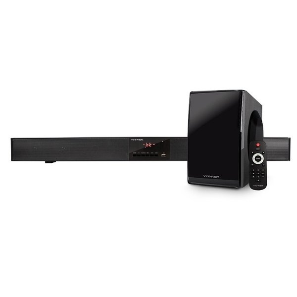 Vinnfier Hyperbar 300 BTR Wireless Bluetooth Soundbar with FM Radio & 5.25" Subwoofer