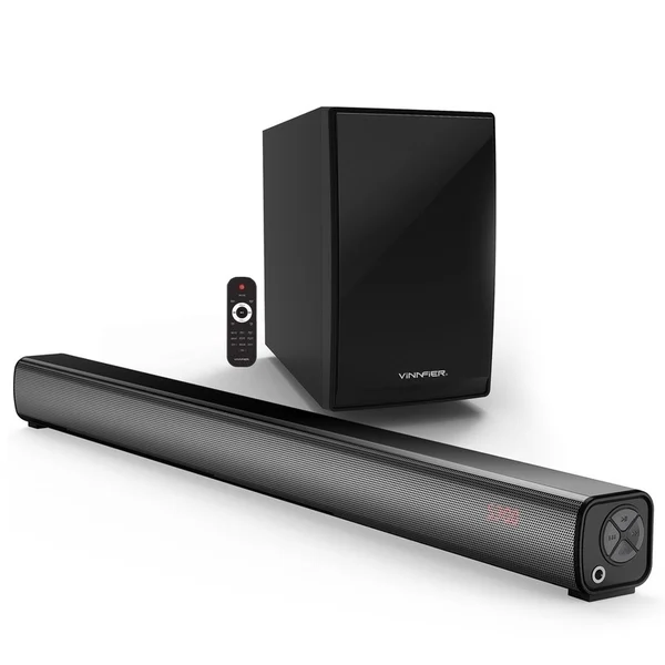 Vinnfier Hyperbar 303 BTRM 2.1 Wireless Bluetooth Soundbar with FM Radio & 5.25" Subwoofer (with HDMI)