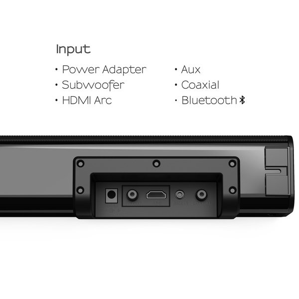 Vinnfier Hyperbar 303 BTRM 2.1 Wireless Bluetooth Soundbar with FM Radio & 5.25" Subwoofer (with HDMI) Vinnfier Hyperbar 303 BTRM 2.1 Wireless Bluetooth Soundbar with FM Radio & 5.25" Subwoofer (with HDMI)