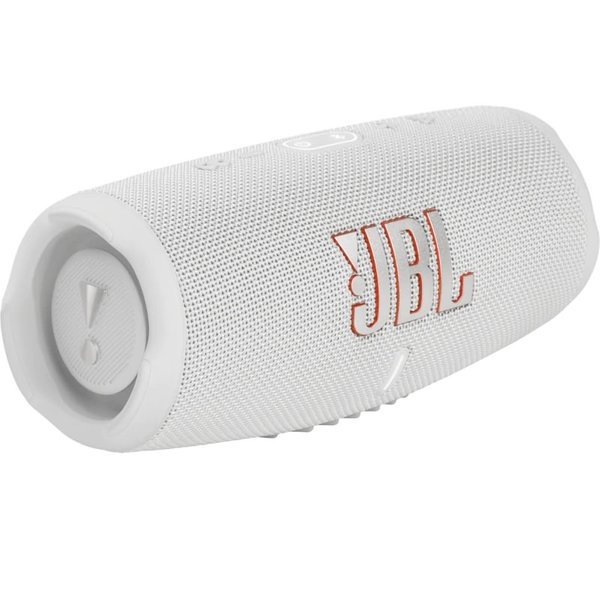 JBL Charge 5 Waterproof Wireless Bluetooth Portable Speaker - White JBL Charge 5 Waterproof Wireless Bluetooth Portable Speaker - White