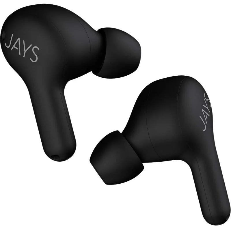 JAYS t-Seven Bluetooth Noise-Cancelling In-Ear Earphone with Mic - Black