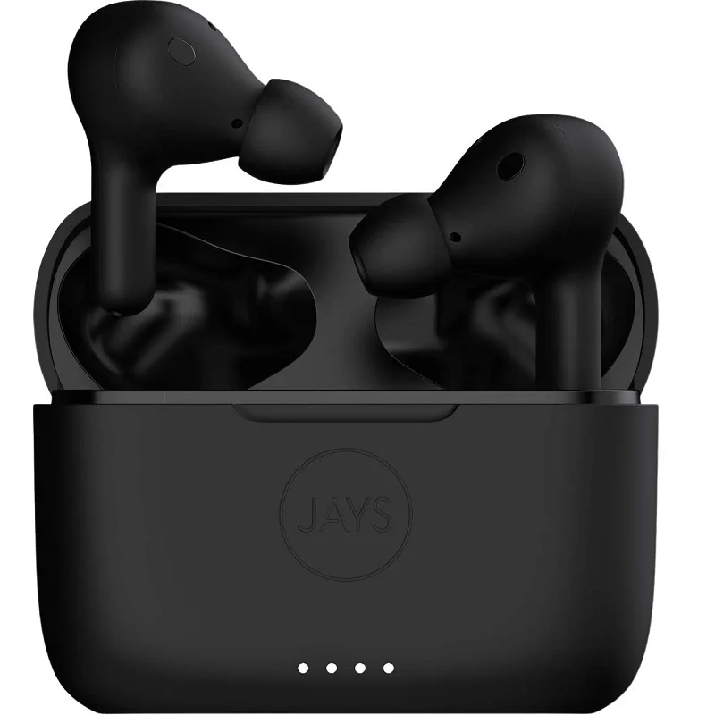 JAYS t-Seven Bluetooth Noise-Cancelling In-Ear Earphone with Mic - Black
