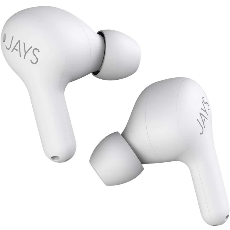 JAYS t-Seven Bluetooth Noise-Cancelling In-Ear Earphone with Mic - White