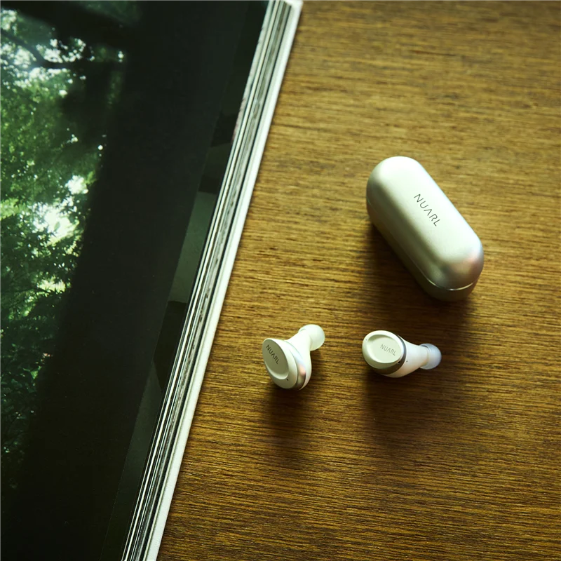 Nuarl N6 Mini 2SE True Wireless Bluetooth In-Ear Earphone with Mic - White Silver