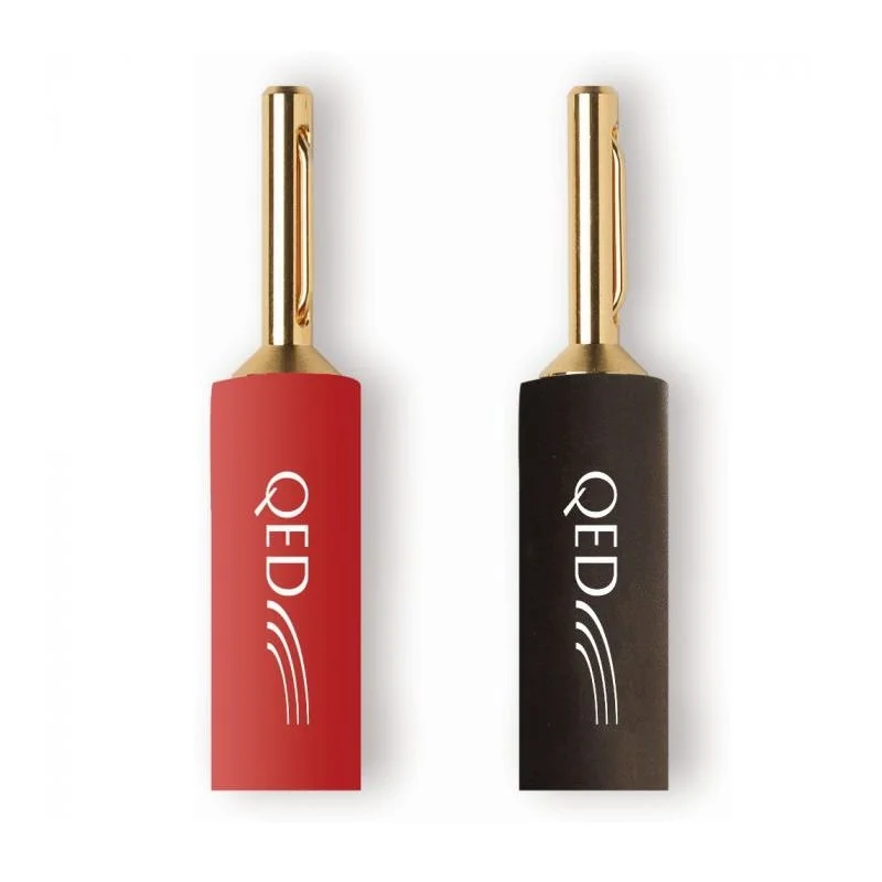 QED Airloc MAXI Banana Plugs (1 Pair) [Unterminated]