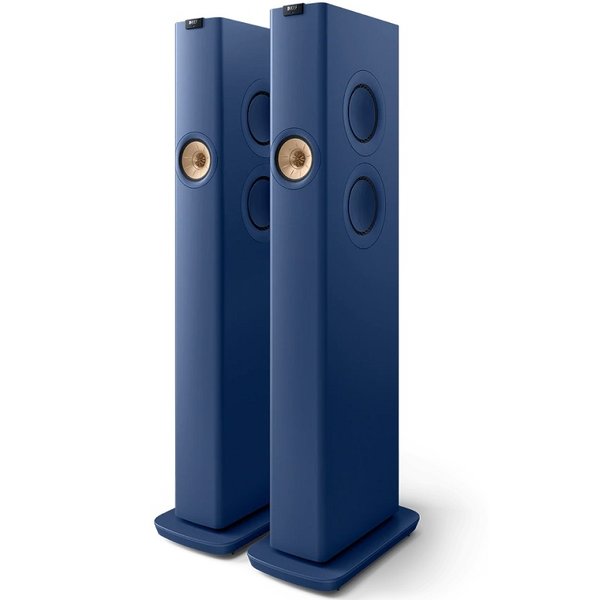 KEF LS60 Wireless MQA Multi-Room Wireless Bluetooth/WiFi Network Floorstanding Speakers - Royal Blue KEF LS60 Wireless MQA Multi-Room Wireless Bluetooth/WiFi Network Floorstanding Speakers - Royal Blue