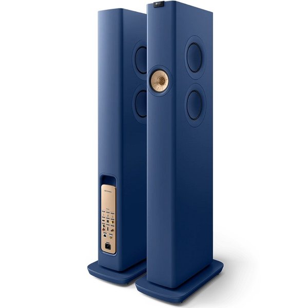 KEF LS60 Wireless MQA Multi-Room Wireless Bluetooth/WiFi Network Floorstanding Speakers - Royal Blue KEF LS60 Wireless MQA Multi-Room Wireless Bluetooth/WiFi Network Floorstanding Speakers - Royal Blue