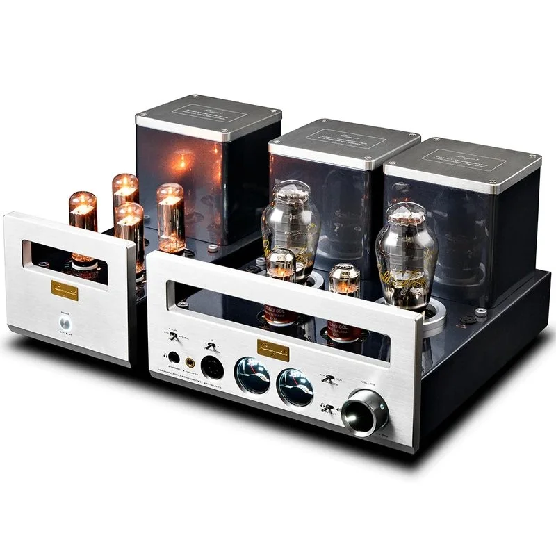 Cayin HA-300B MK2 Tube Headphone Amplifier - Silver