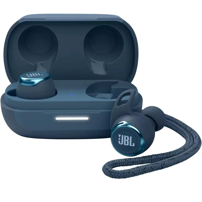JBL Reflect Flow Pro TWS Wireless Bluetooth Noise-Cancelling In-Ear Earphone With Mic - Blue