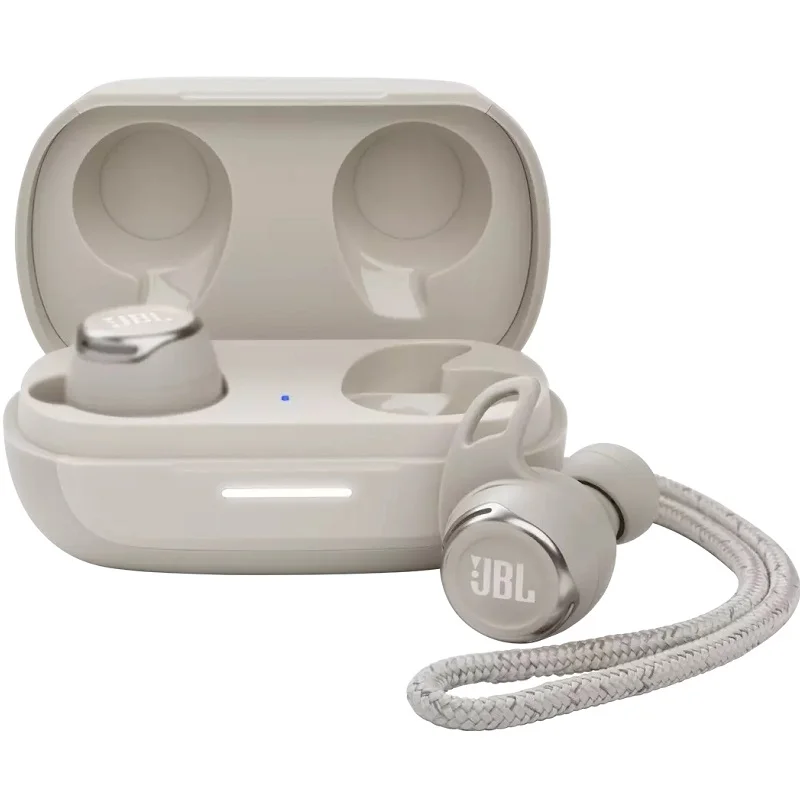 JBL Reflect Flow Pro TWS Wireless Bluetooth Noise-Cancelling In-Ear Earphone With Mic - White