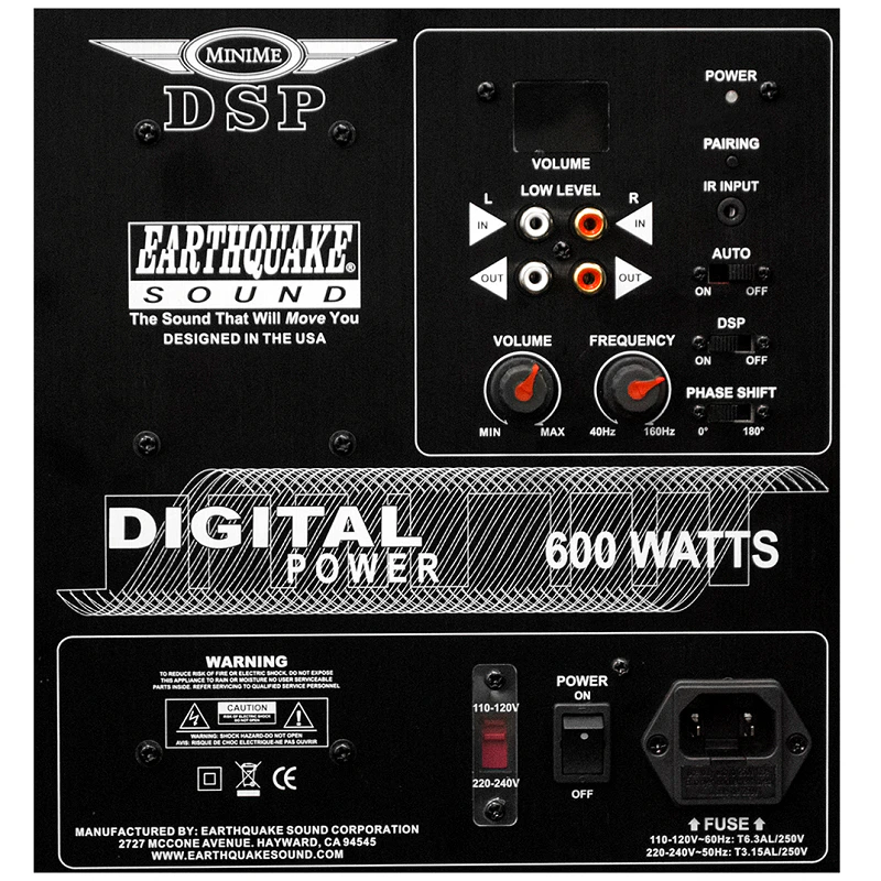 Earthquake Sound MiniMe DSP P12 Powered Subwoofer