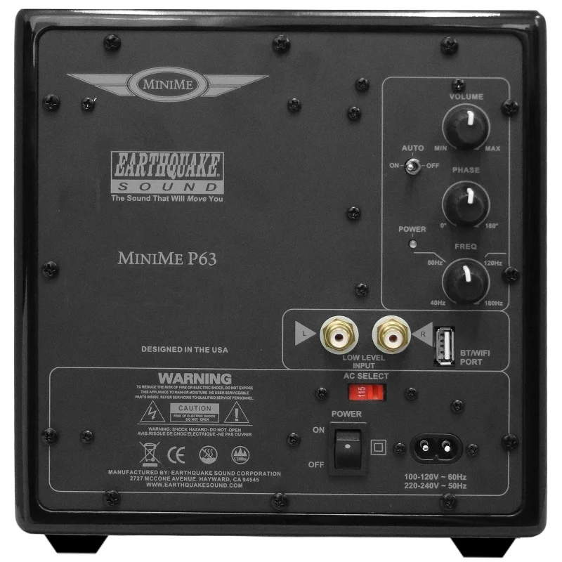 Earthquake Sound MiniMe P63 (Black)