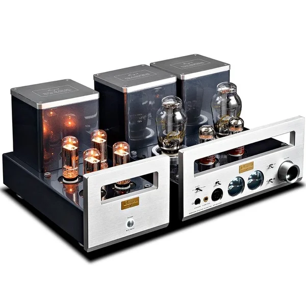 Cayin HA-300B MK2 Tube Headphone Amplifier - Silver