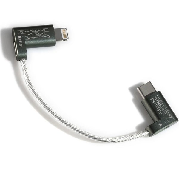 ddHiFi MFi06 Angled Lightening to Angled Type C Interconnect Cable