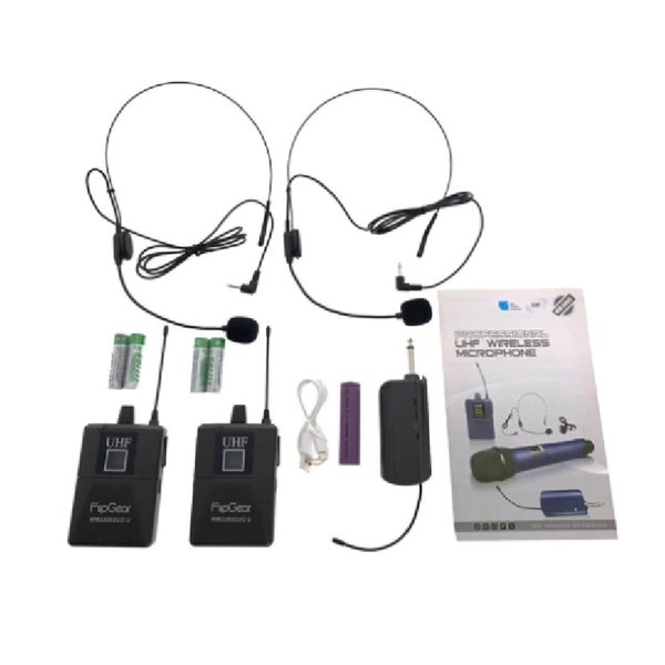 Vinnfier Flipgear WM 2200 DUO U Dual Wireless Neckband Microphone