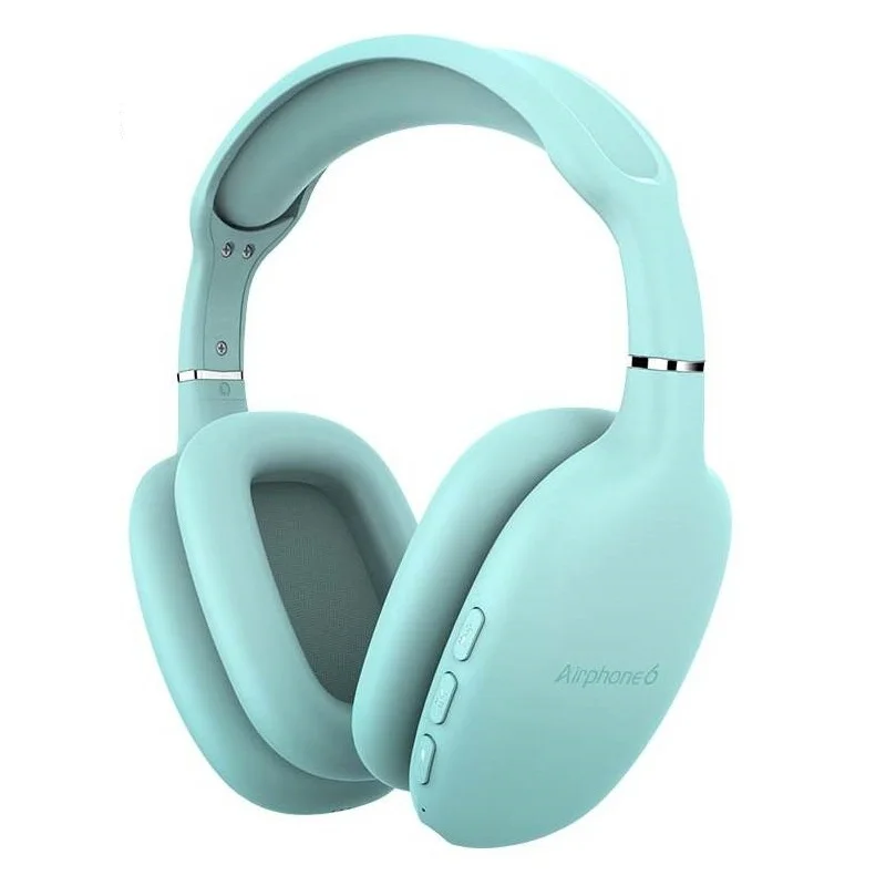 SonicGear Airphone 6 Wireless Bluetooth Over-Ear Headphone with Mic - Mint