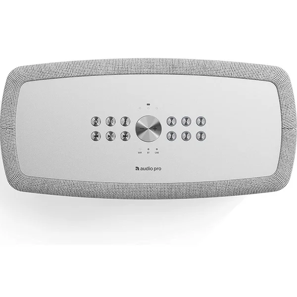 Audio Pro A15 Multi-Room Wireless Bluetooth/WiFi Network Portable Speaker - Light Grey