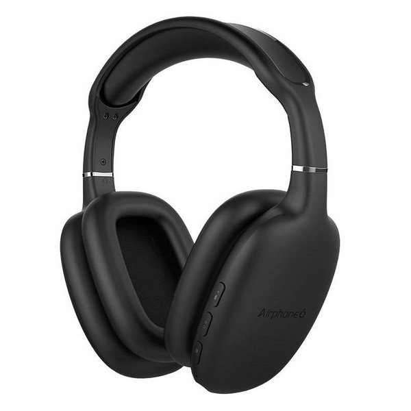 SonicGear Airphone 6 Wireless Bluetooth Over-Ear Headphone with Mic - Black SonicGear Airphone 6 Wireless Bluetooth Over-Ear Headphone with Mic - Black
