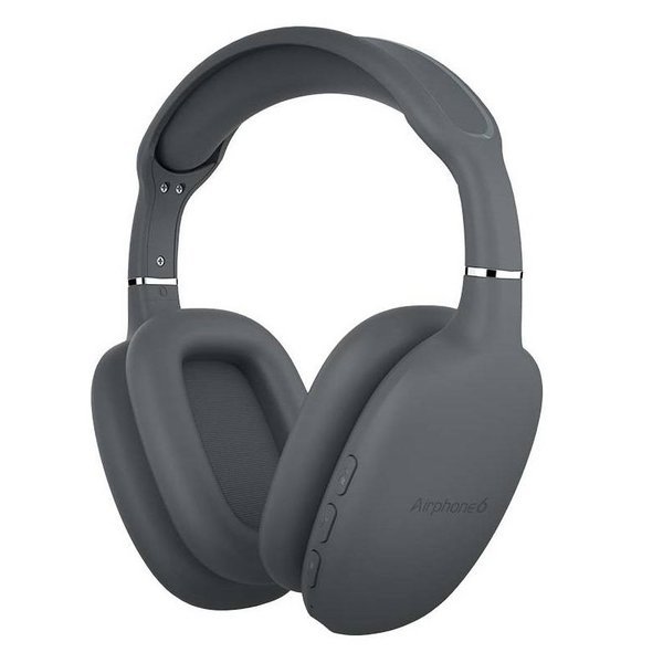 SonicGear Airphone 6 Wireless Bluetooth Over-Ear Headphone with Mic - Dark Grey SonicGear Airphone 6 Wireless Bluetooth Over-Ear Headphone with Mic - Dark Grey
