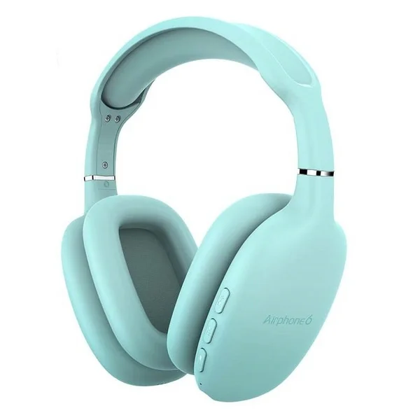 SonicGear Airphone 6 Wireless Bluetooth Over-Ear Headphone with Mic - Mint