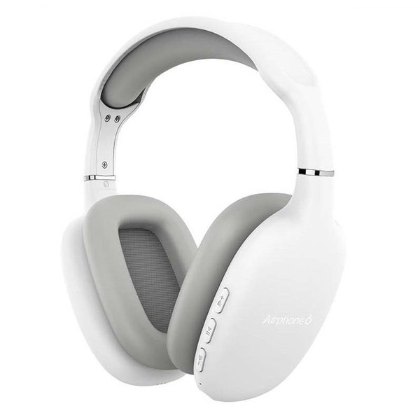 SonicGear Airphone 6 Wireless Bluetooth Over-Ear Headphone with Mic - White SonicGear Airphone 6 Wireless Bluetooth Over-Ear Headphone with Mic - White
