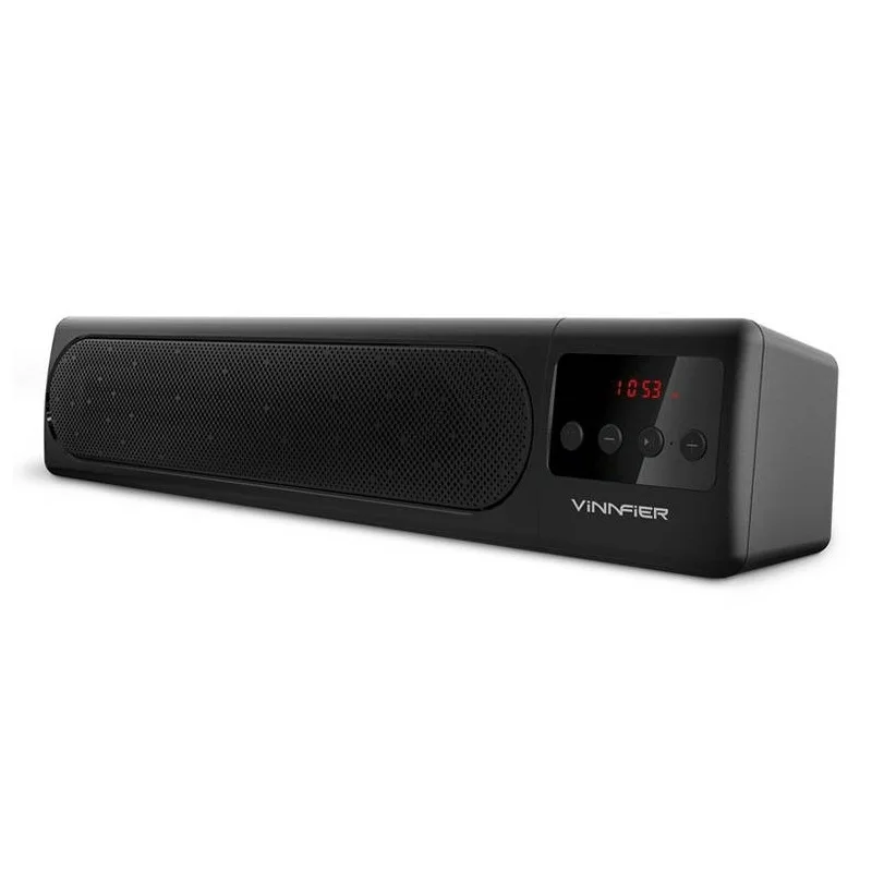 Vinnfier Hyperbar 100 BTR Wireless Bluetooth Soundbar Speaker with FM Radio - Black