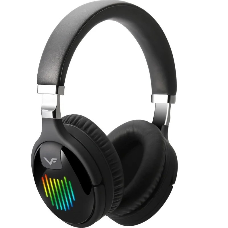 Vinnfier Elite 6 RGB Wireless Bluetooth Over-Ear Headphone with Mic & FM Radio