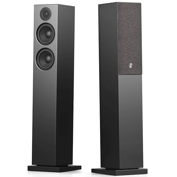 Audio Pro A38 W Multi-Room Wireless Bluetooth/WiFi Floorstanding Speakers (with HDMI) - Black