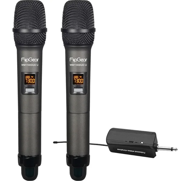 Vinnfier Flipgear WM1100 UC DUO Wireless Handheld Microphones