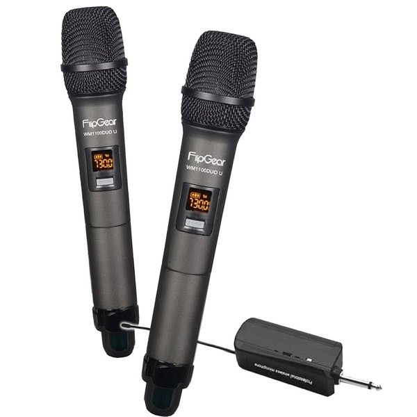 Vinnfier Flipgear WM1100 UC DUO Wireless Handheld Microphones Vinnfier Flipgear WM1100 UC DUO Wireless Handheld Microphones