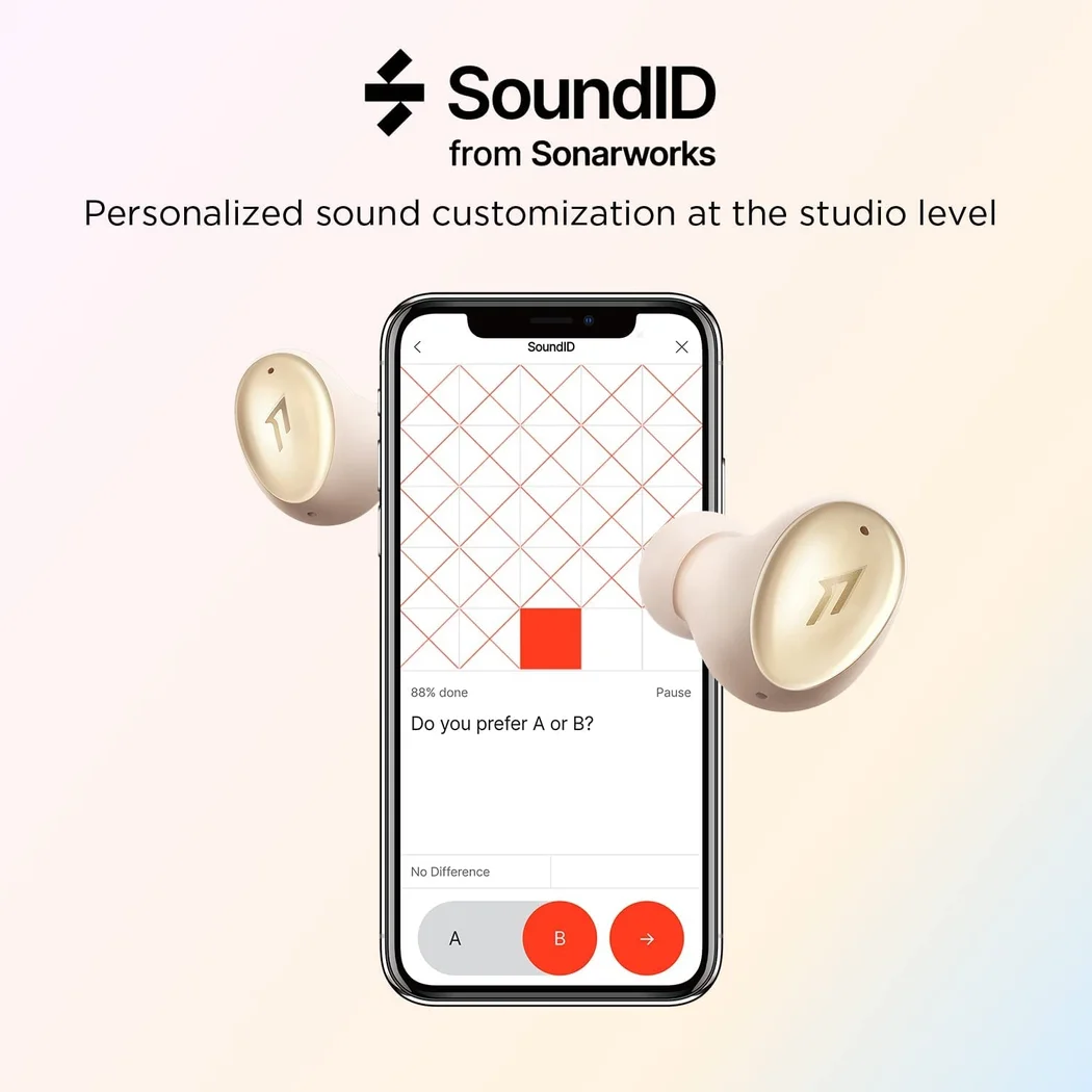 1MORE ColorBuds 2 (ES602) True Wireless Bluetooth Noise-Cancelling In-Ear Earphone with Mic - Gold