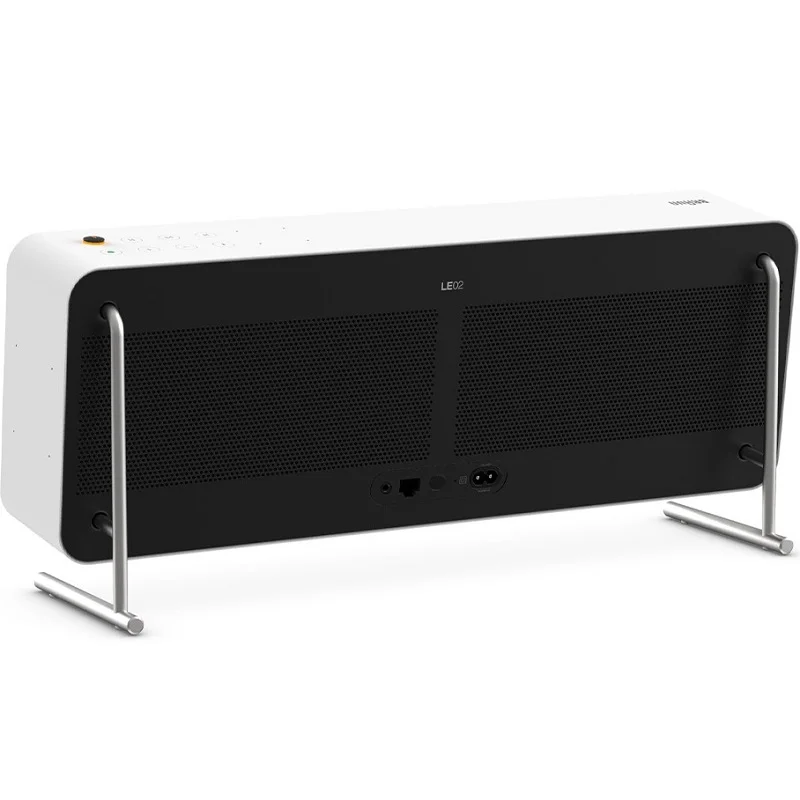 Braun LE02 Multi-Room Wireless Bluetooth/WiFi/Ethernet Desktop Speaker - White