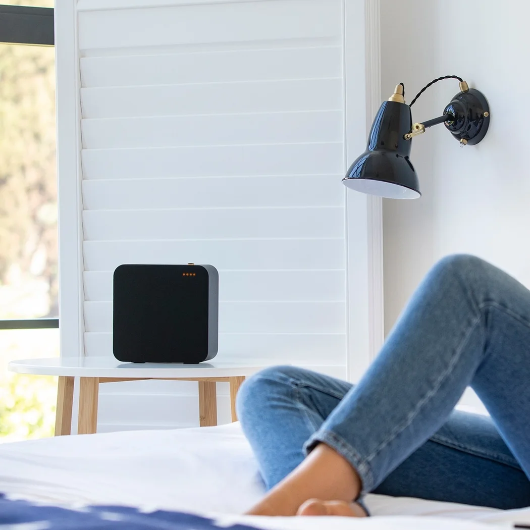 Braun LE03 Multi-Room Wireless Bluetooth/WiFi Desktop Speaker - Black