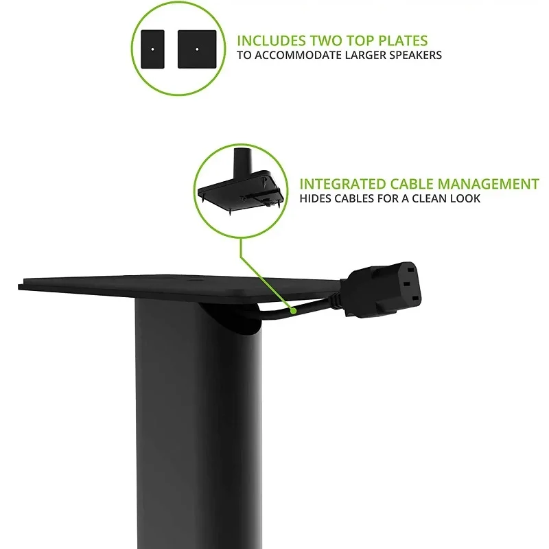 Kanto SP32PL SP32 Floor Speaker Stands (Matte Black)