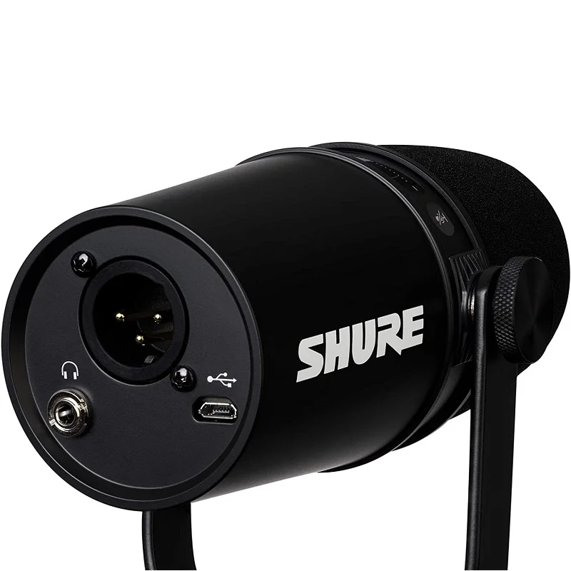 Shure MV7 Cardioid Dynamic USB/XLR Microphone - Black