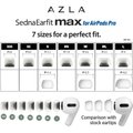 AZLA SednaEarfit MAX Medical Silicone Eartips for Apple AirPods Pro