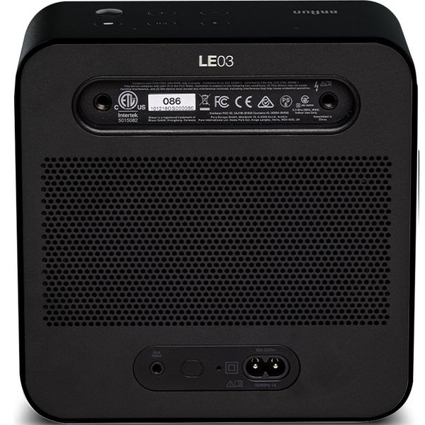 Braun LE03 Multi-Room Wireless Bluetooth/WiFi Desktop Speaker - Black