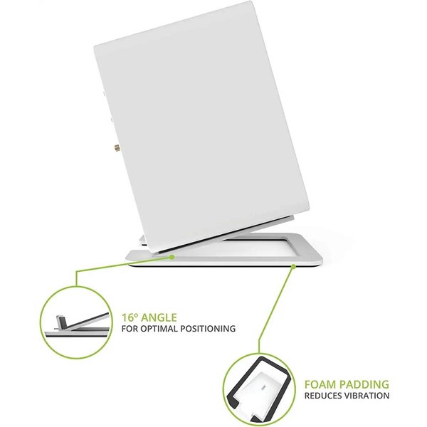 Kanto S6 Desktop Speaker Stands for YU6/TUK - White