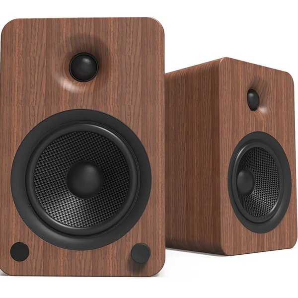 Kanto YU6 Wireless Bluetooth Desktop Bookshelf Speakers (with Phono Built-in) - Walnut Kanto YU6 Wireless Bluetooth Desktop Bookshelf Speakers (with Phono Built-in) - Walnut
