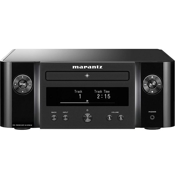 Marantz Melody X (M-CR612) Multi-Room Wireless Bluetooth/WiFi/Ethernet Network Streamer, CD Player & Hi-Fi Integrated Amplifier - Black