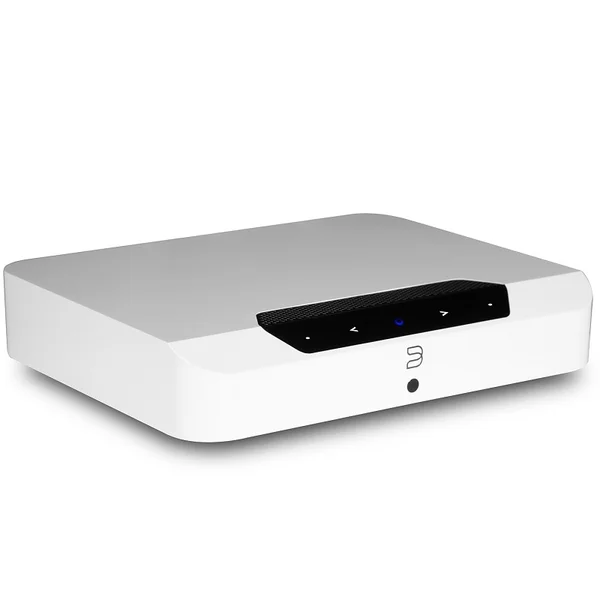 Bluesound POWERNODE EDGE MQA Multi-Room Wireless Bluetooth/WiFi Network Streamer & Integrated Amplifier (with HDMI) - White