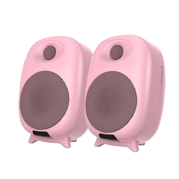 SonicGear Reference Series Studiopod V-HD Wireless Bluetooth Desktop Bookshelf Speakers - Pink