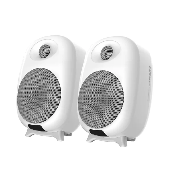 SonicGear Reference Series Studiopod V-HD Wireless Bluetooth Desktop Bookshelf Speakers- White