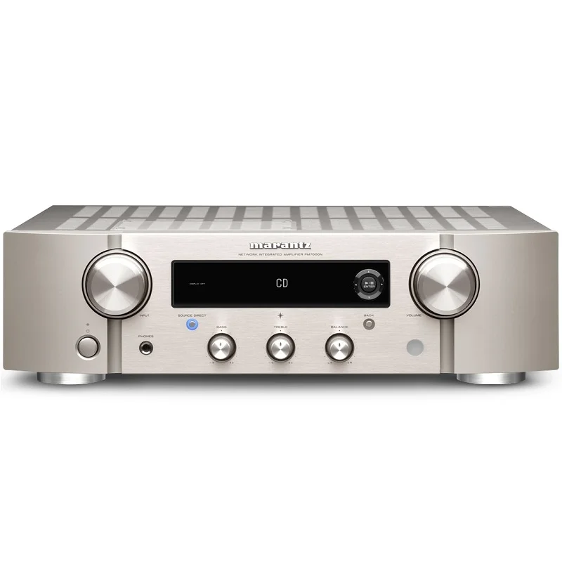 Marantz PM7000N Multi-Room Wireless Bluetooth/WiFi Network Streamer Hi-Fi Integrated Amplifier (with Phono) - Gold Silver