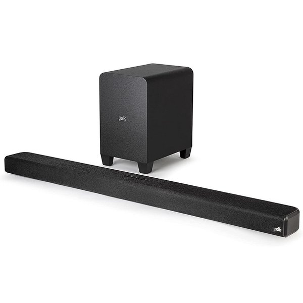 Polk Audio Signa S4 3.1.2 Dolby Atmos Wireless Bluetooth Soundbar Speaker with 5.9" Wireless Subwoofer