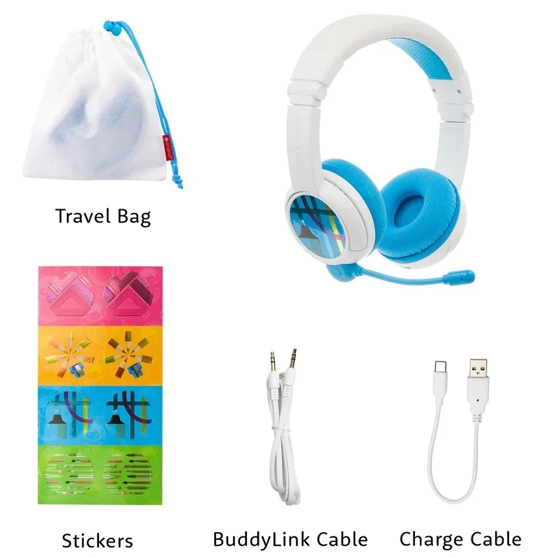 BuddyPhones School+ (Blue)
