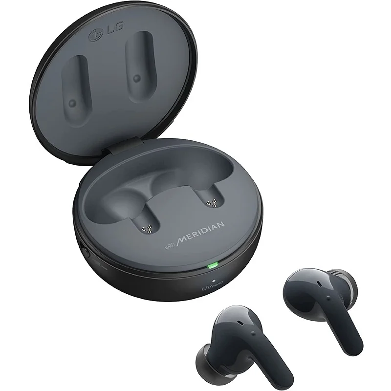 LG TONE Free T90 Wireless Bluetooth Noise-Cancelling In-Ear Earphone With Mic - Black