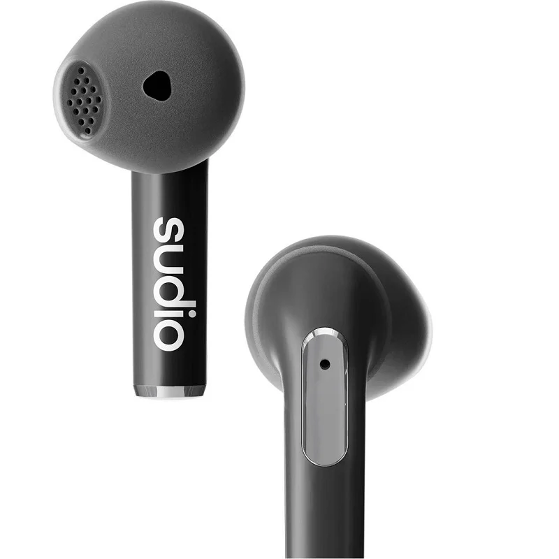 Sudio N2 True Wireless Bluetooth On-Ear Earphone with Mic - Black